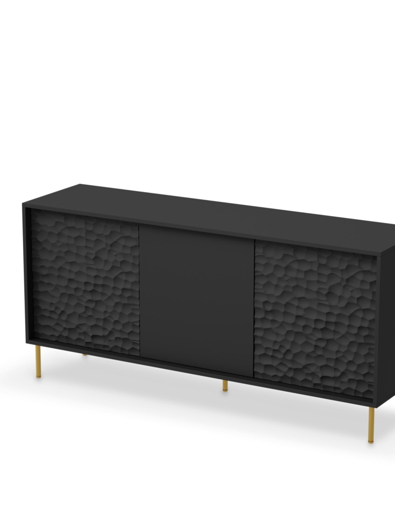 MURANO KM-1 chest, color: artisan oak/black