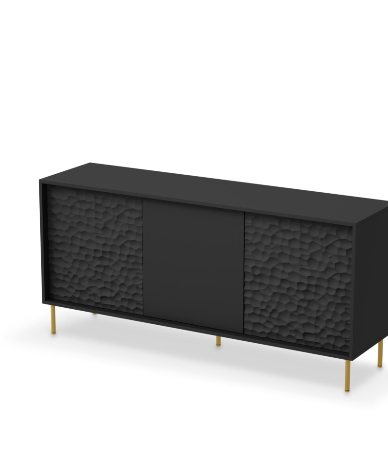 MURANO KM-1 chest, color: artisan oak/black