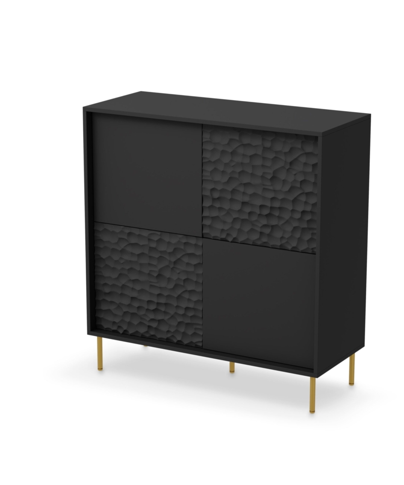 MURANO KM-1 chest, color: artisan oak/black