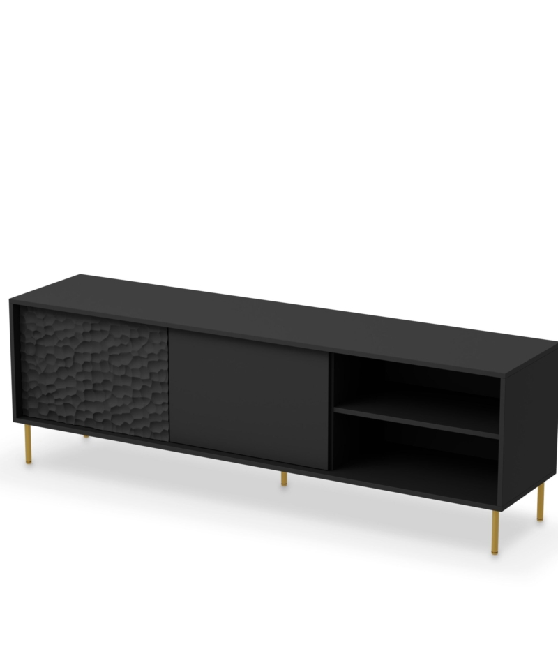MURANO KM-1 chest, color: artisan oak/black