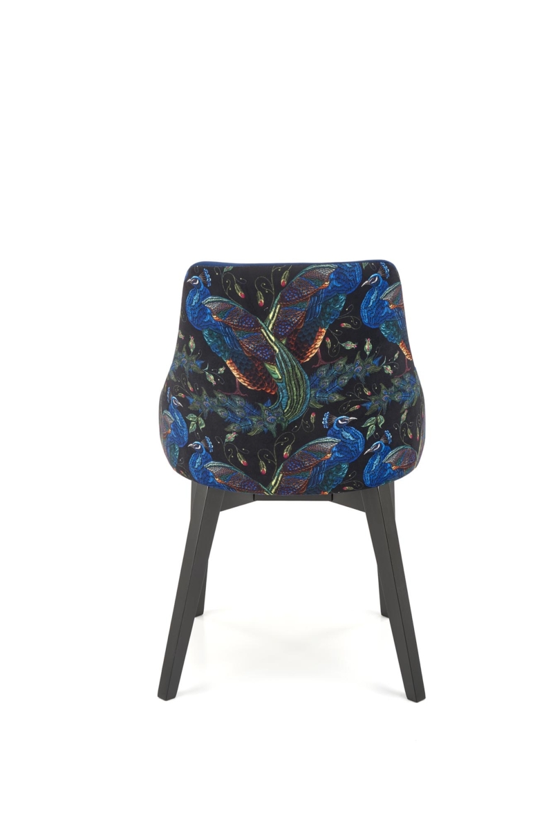 TOLEDO 3 chair, color: quilted velvet Karo 4 - MONOLITH 37 - Image 3