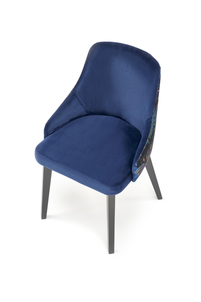 TOLEDO 3 chair, color: quilted velvet Karo 4 - MONOLITH 37 - Image 11