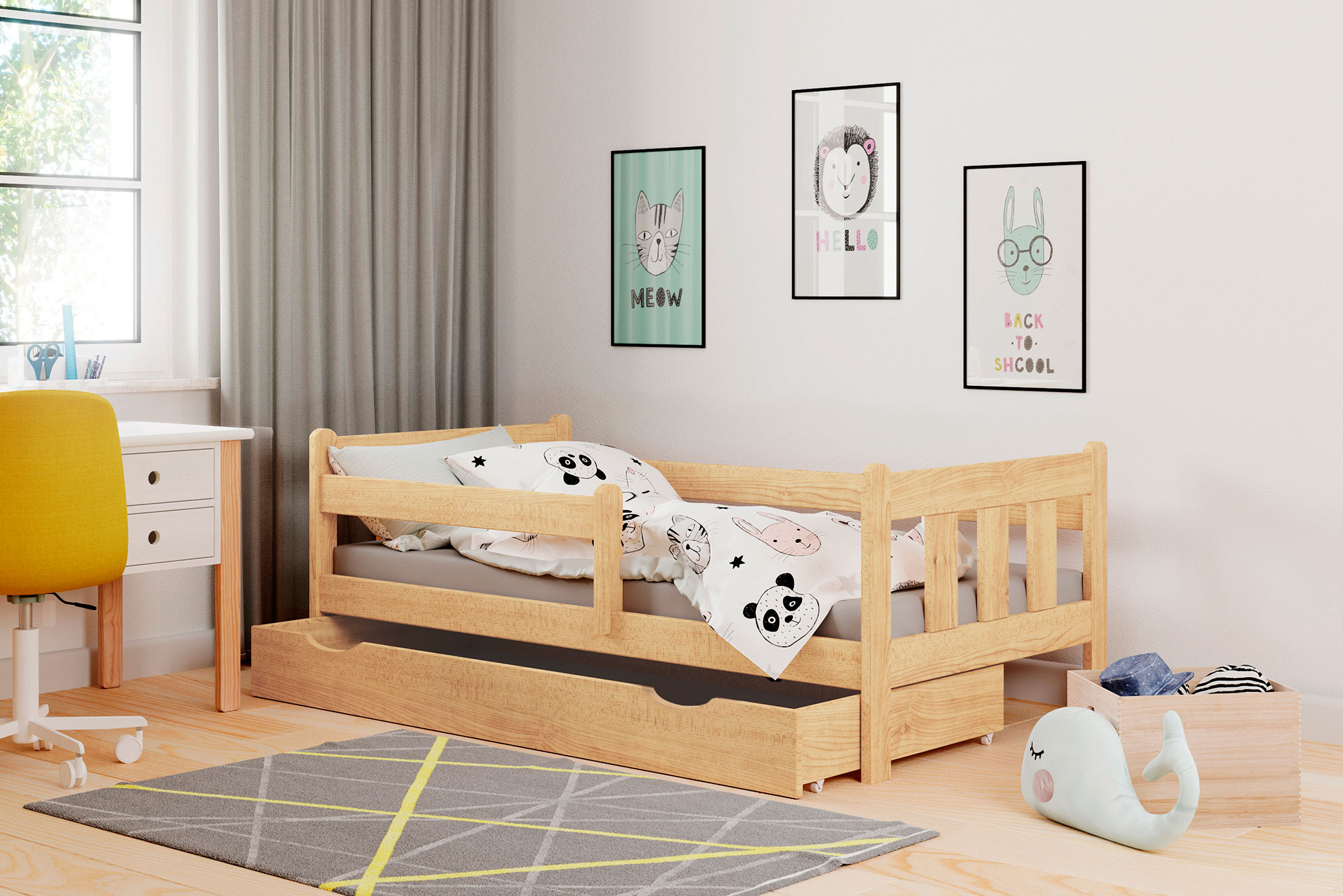 MARINELLA pine bed - Image 3