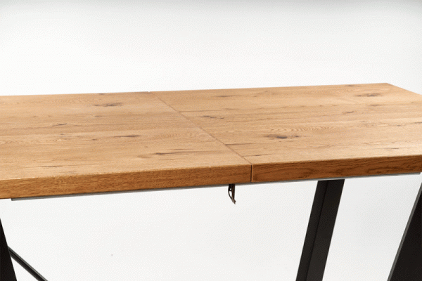 MASSIVE extension table, color: light oak / black - Image 10