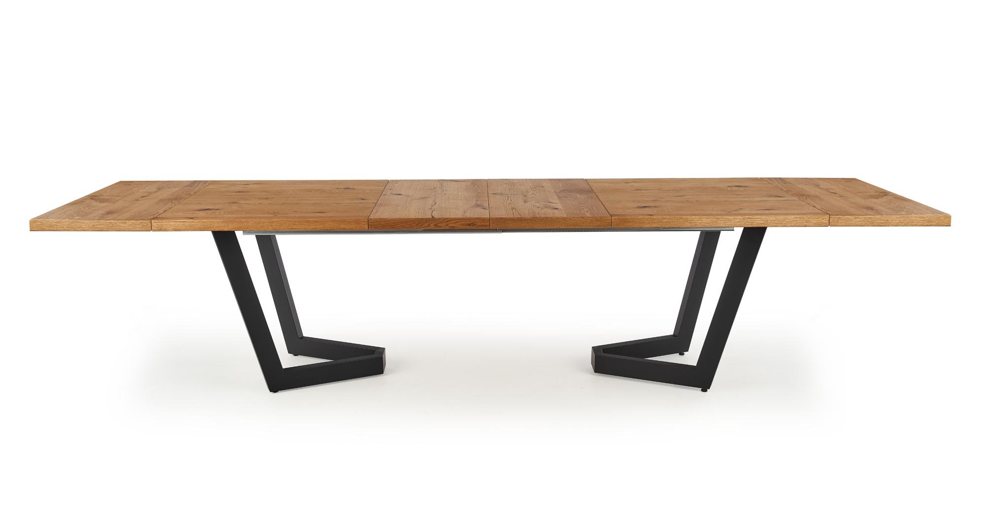 MASSIVE extension table, color: light oak / black - Image 16