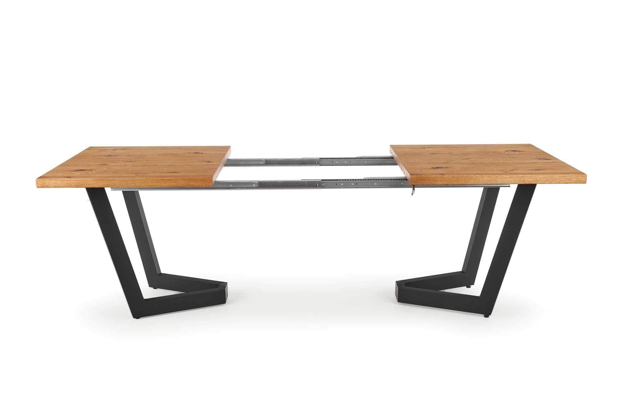 MASSIVE extension table, color: light oak / black - Image 17