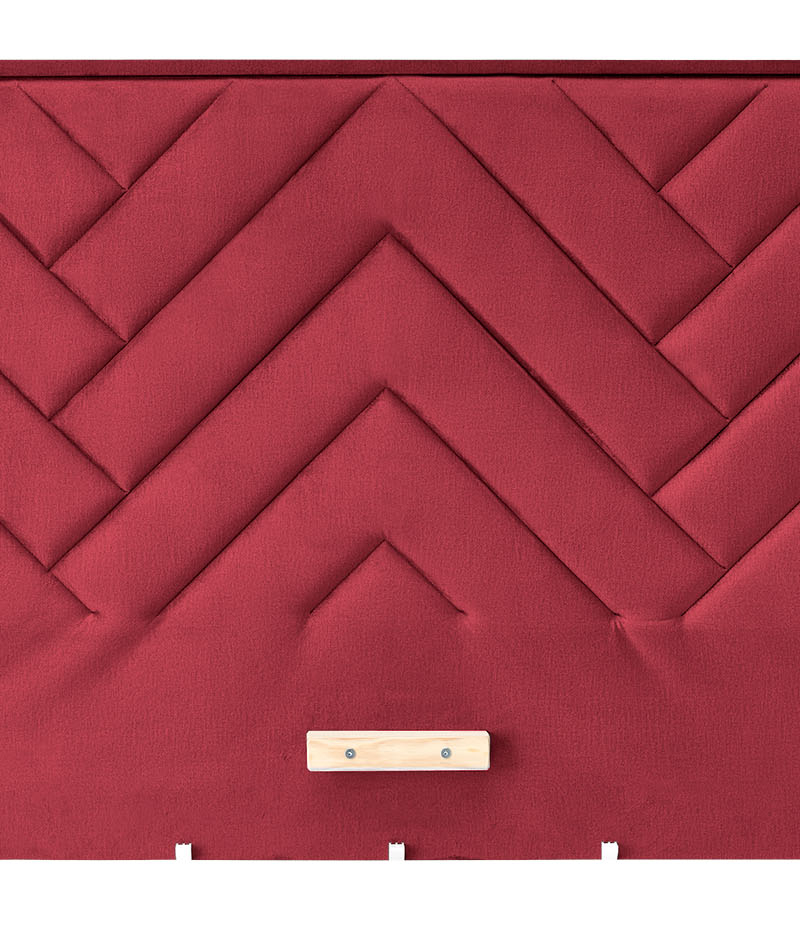 MODULO W1 headboard - maroon Monolith 59