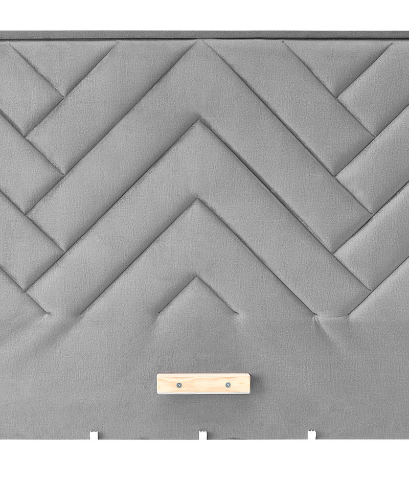 MODULO W1 headboard - grey Monolith 85