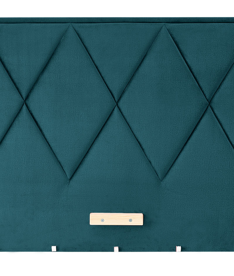 MODULO W4 headboard - dark green Monolith 37