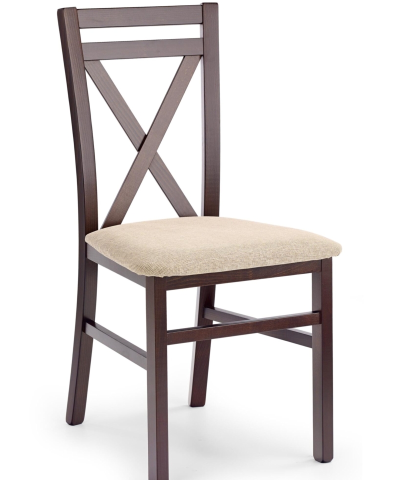 DARIUSZ chair color: dark walnut/Lars 07