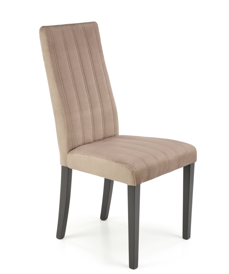 DIEGO 2 chair, color: quilted velvet Stripes - MONOLITH 09