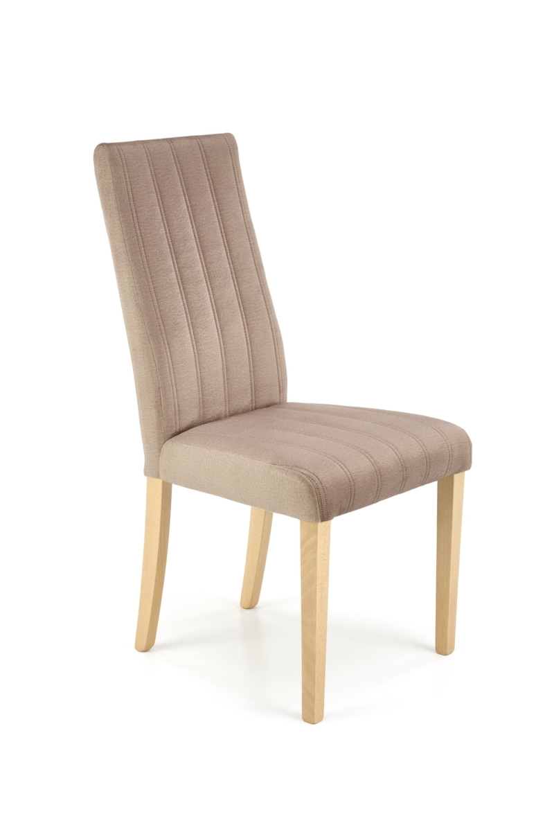 DIEGO 3 chair, color: quilted velvet Stripes - MONOLITH 09