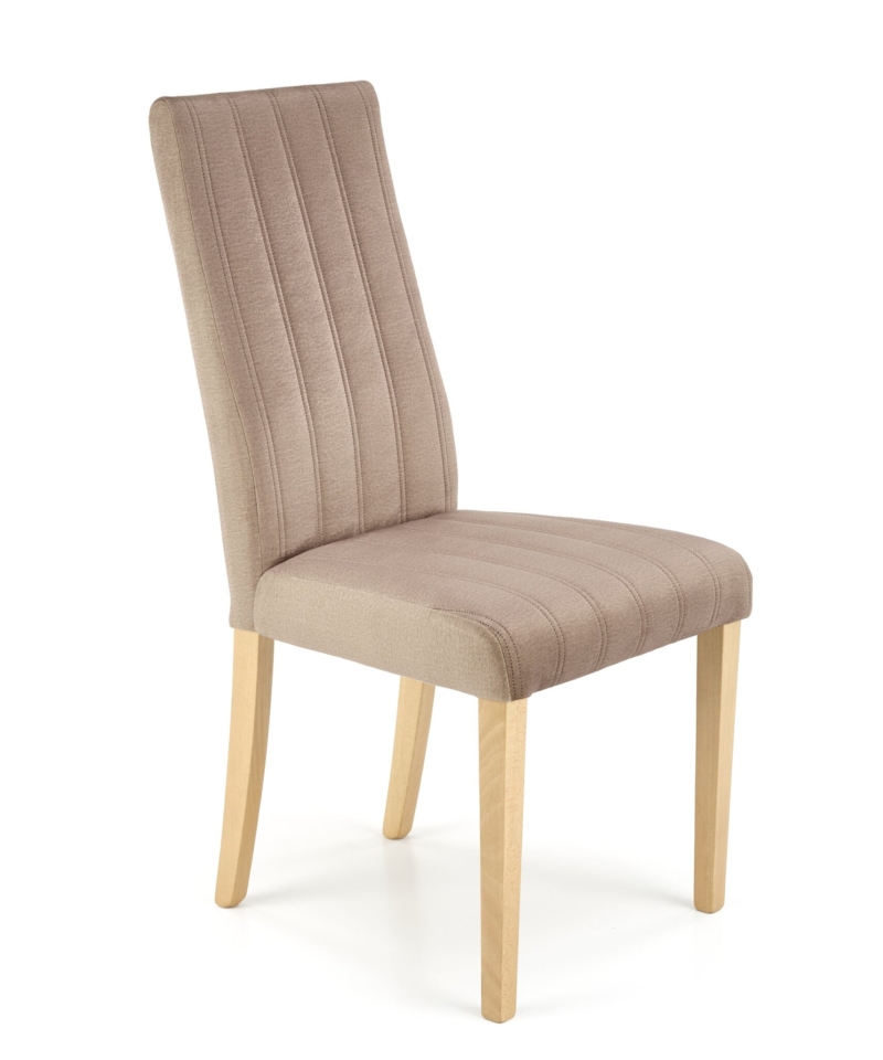 DIEGO 3 chair, color: quilted velvet Stripes - MONOLITH 09