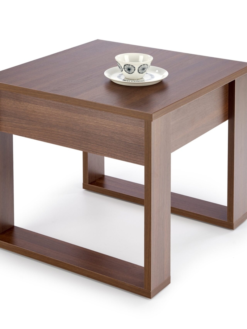 NEA SQUARE c. table, color: dark walnut