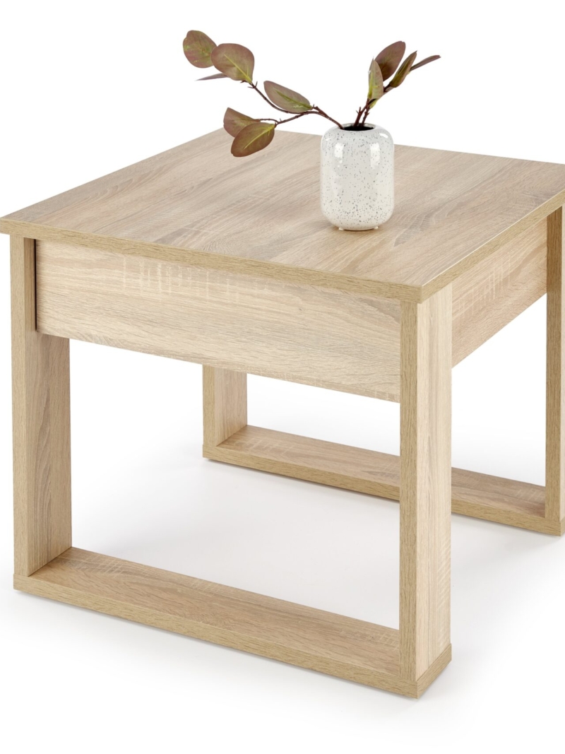 NEA SQUARE c. table, color: sonoma oak