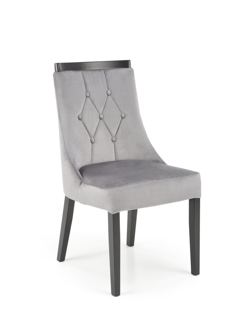 ROYAL chair, black / grey Monolith 85