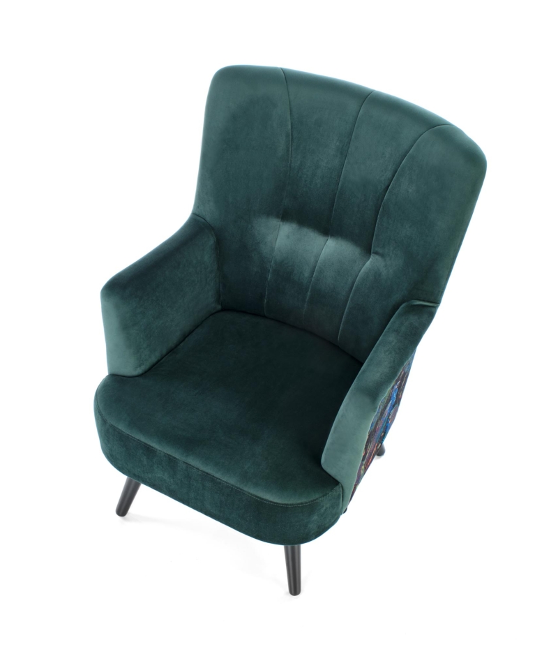PAGONI chair color: dark green / black - Image 11