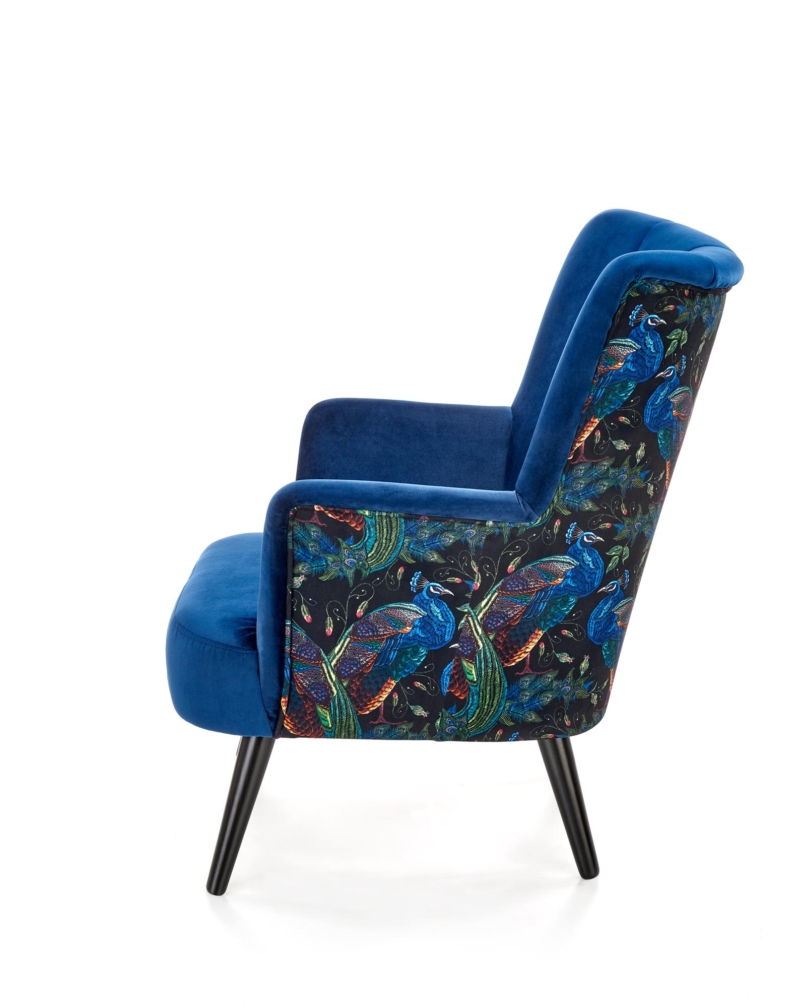 PAGONI chair color: dark blue / black - Image 7