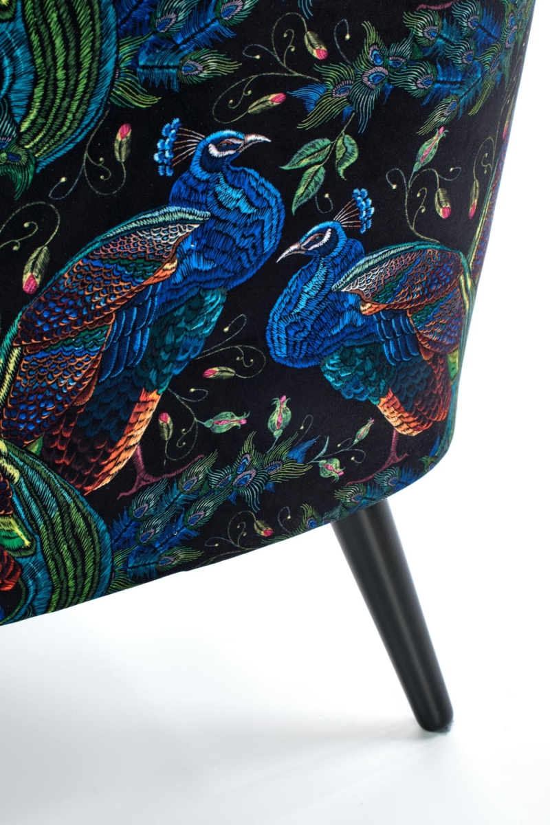 PAGONI chair color: dark blue / black - Image 11