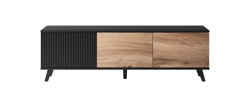 RANDOM RTV-1 TV-stand, color: wotan oak/black - Image 3