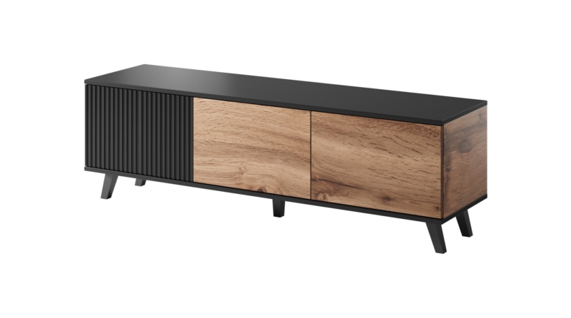 RANDOM RTV-1 TV-stand, color: wotan oak/black - Image 5