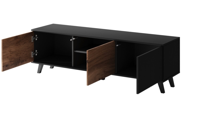 RANDOM RTV-1 TV-stand, color: wotan oak/black - Image 6