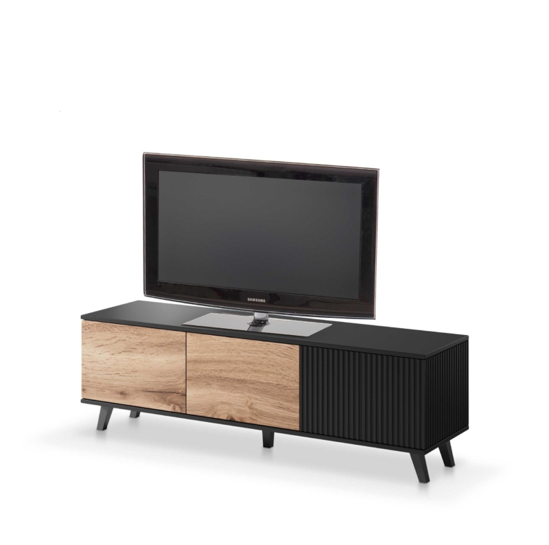 RANDOM RTV-1 TV-stand, color: wotan oak/black - Image 9