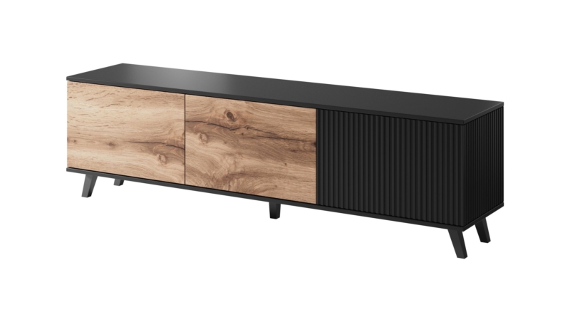 RANDOM RTV-2 TV-stand, color: wotan oak/black - Image 7
