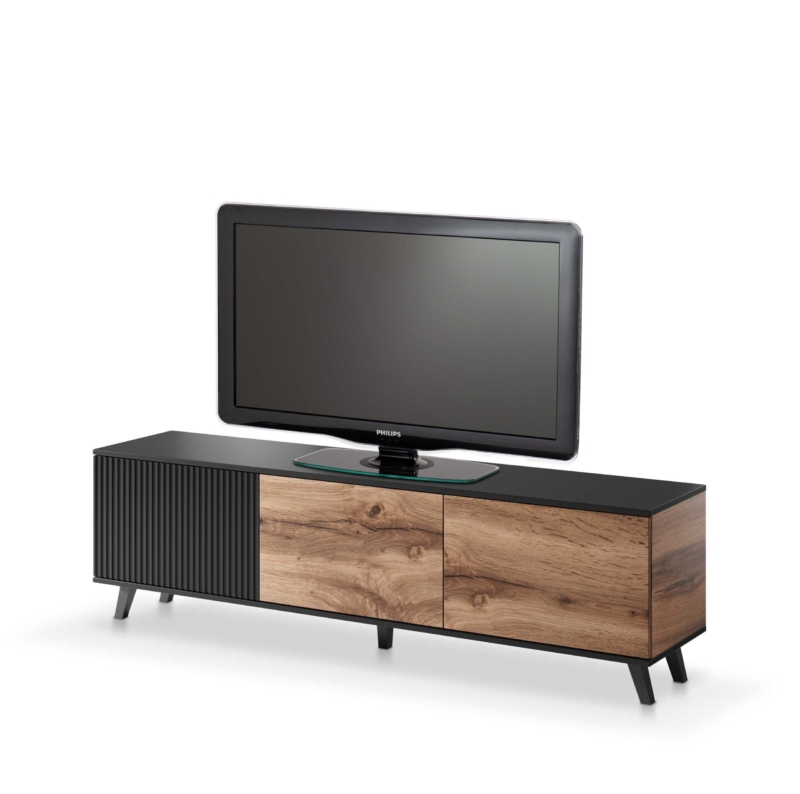 RANDOM RTV-2 TV-stand, color: wotan oak/black - Image 9