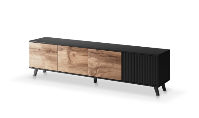RANDOM RTV-3 TV-stand, color: wotan oak/black