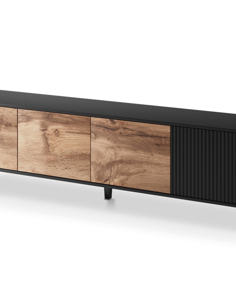 RANDOM RTV-3 TV-stand, color: wotan oak/black