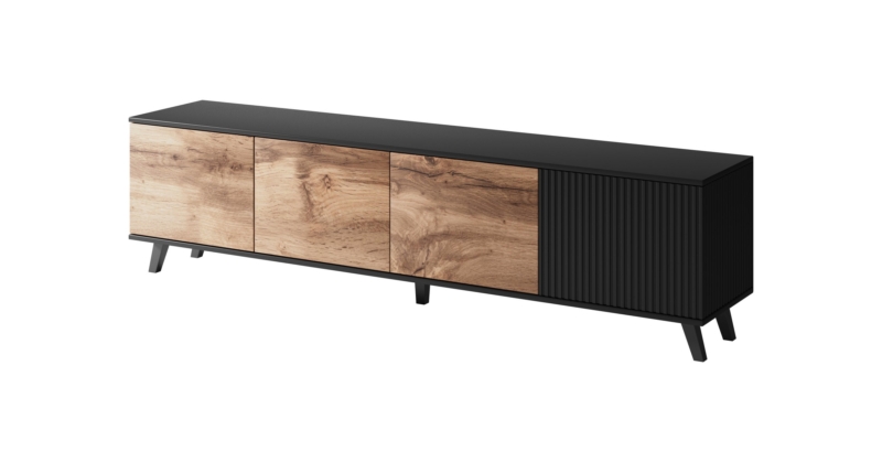 RANDOM RTV-3 TV-stand, color: wotan oak/black - Image 10