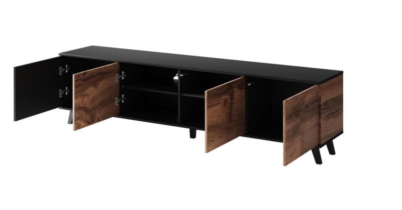 RANDOM RTV-3 TV-stand, color: wotan oak/black - Image 13