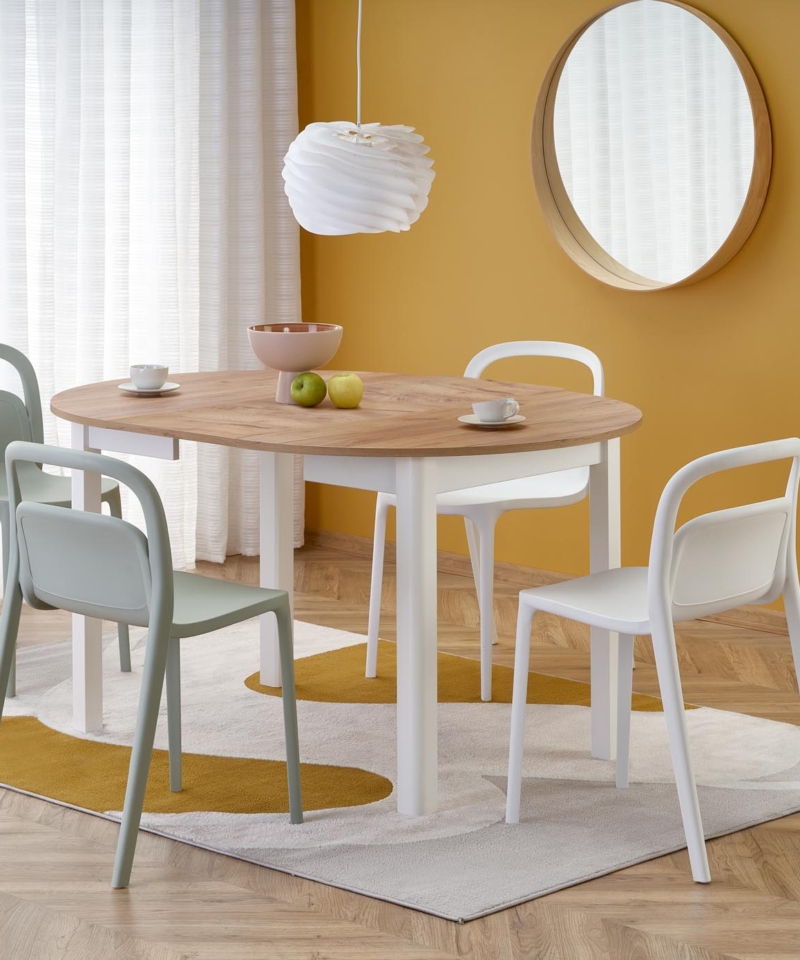 RINGO ext. table craft oak / white