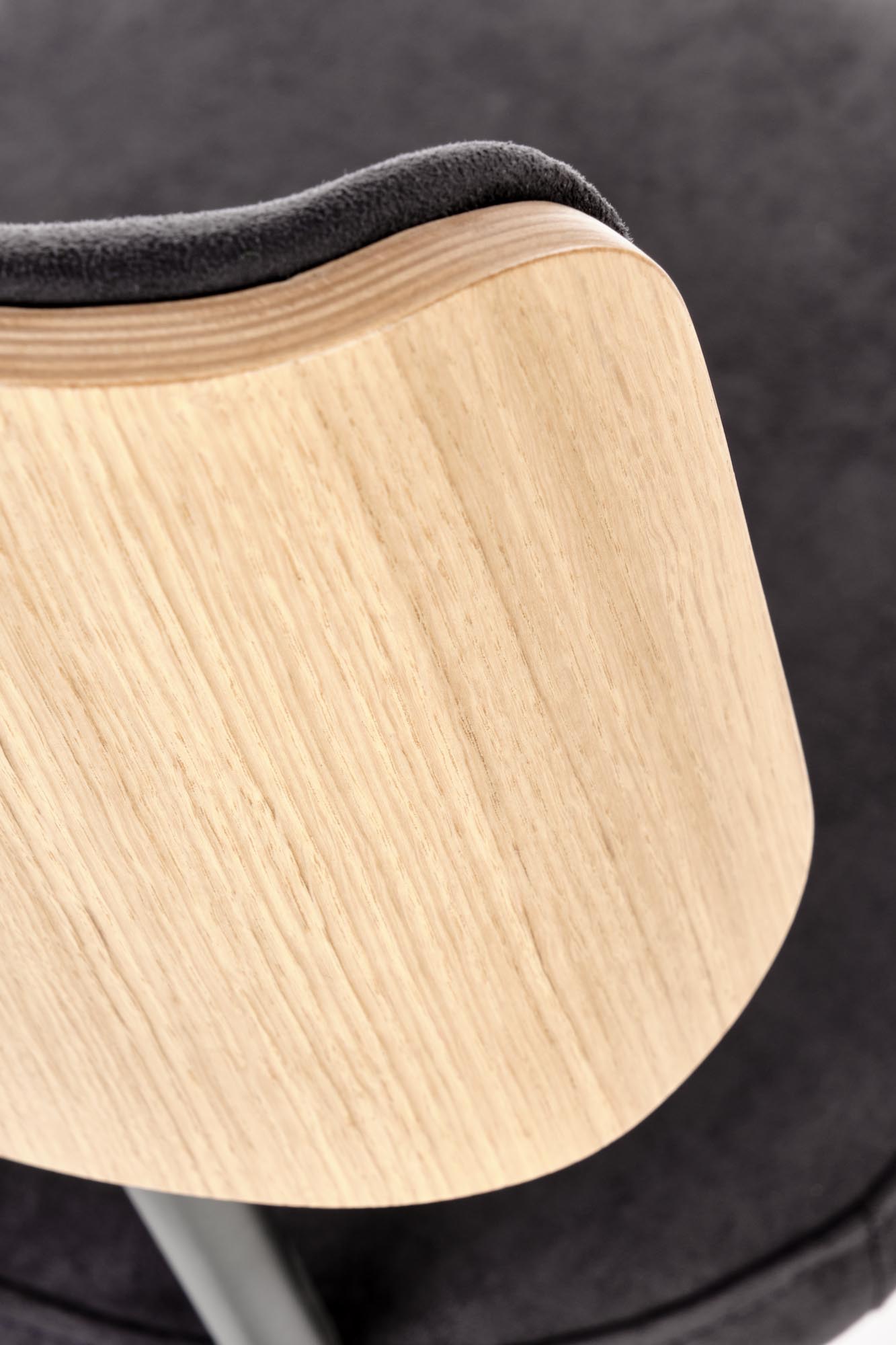 SMART-KR chair color: natural oak/black - Image 8