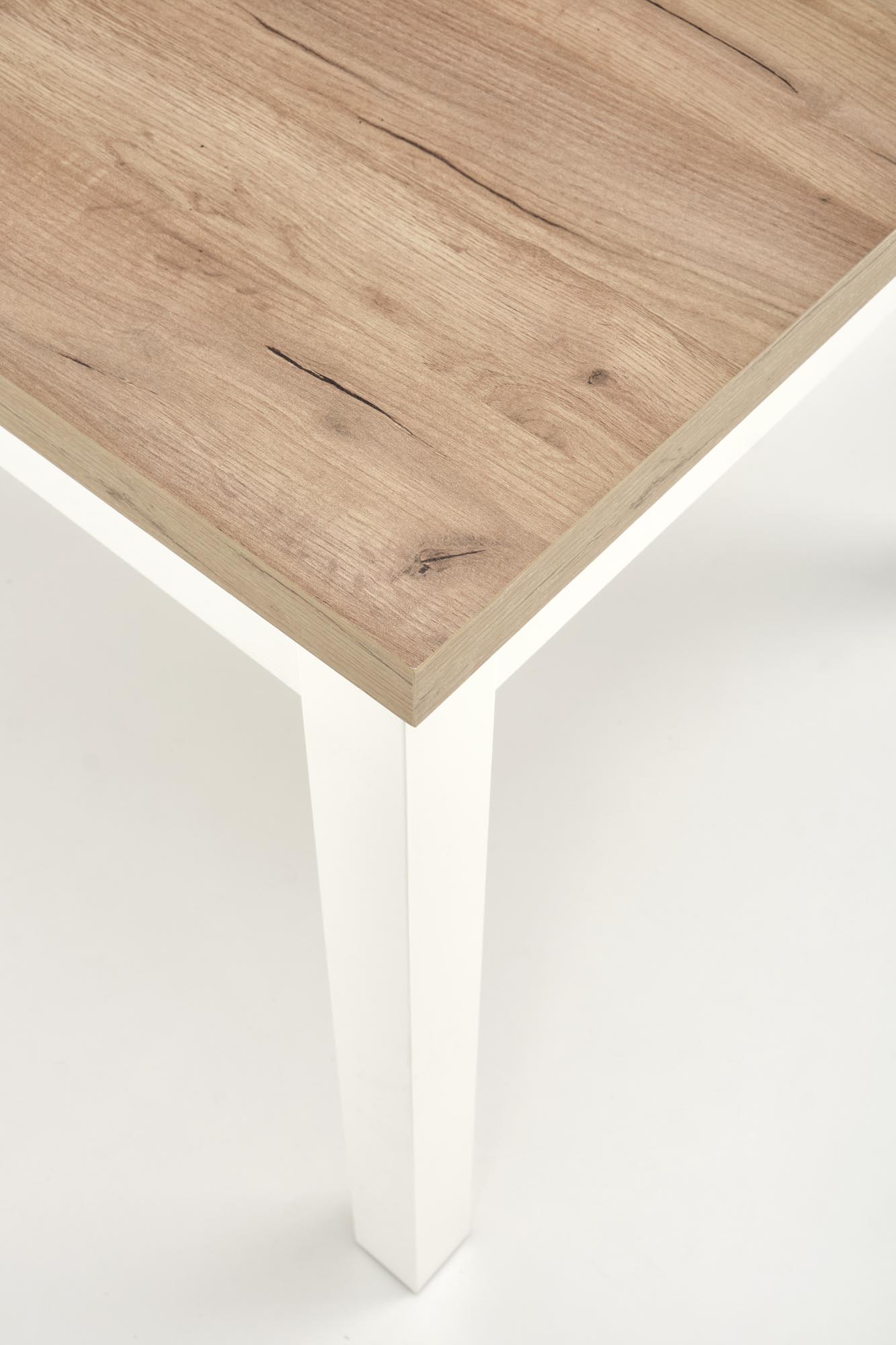 TIAGO SQUARE extension table craft oak / white - Image 11