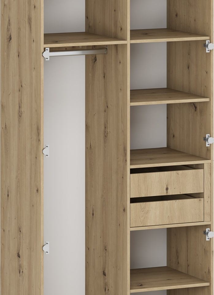 FLEX - K5 corps for the MODULAR WARDROBE SYSTEM - artisan oak