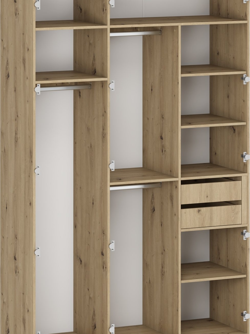 FLEX - K7 corps for the MODULAR WARDROBE SYSTEM - artisan oak