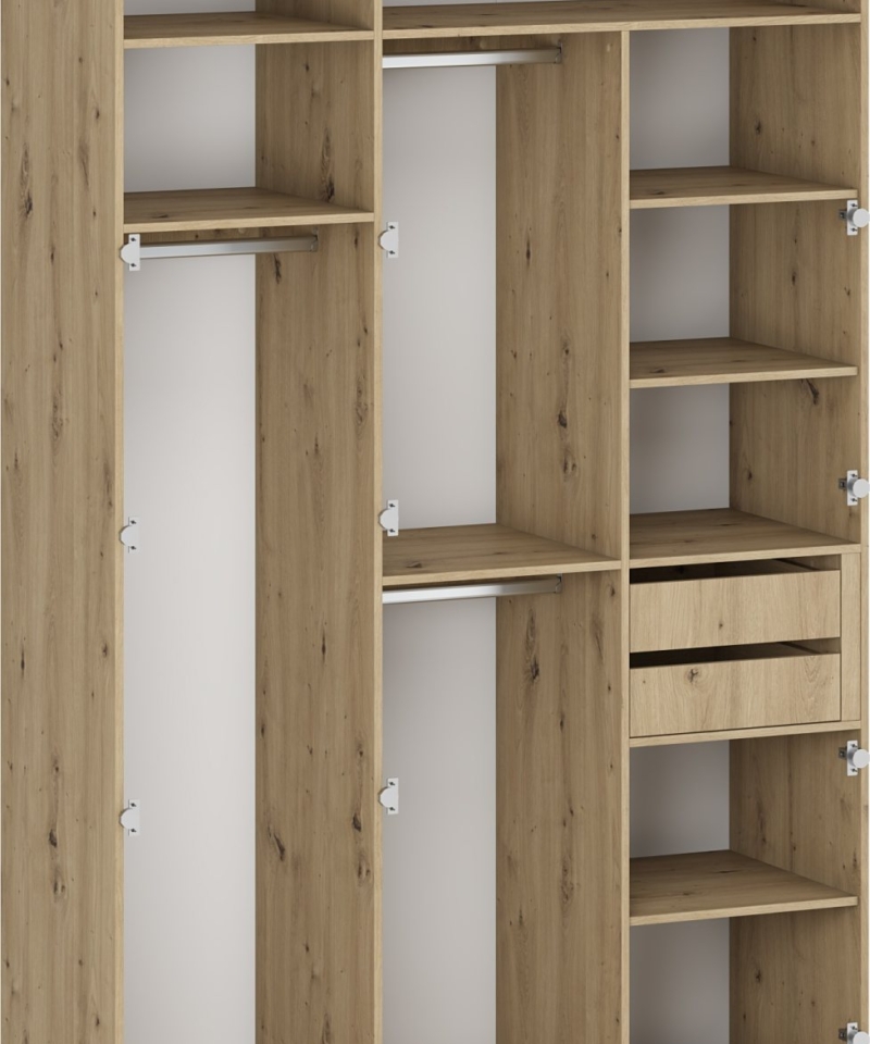 FLEX - K7 corps for the MODULAR WARDROBE SYSTEM - artisan oak