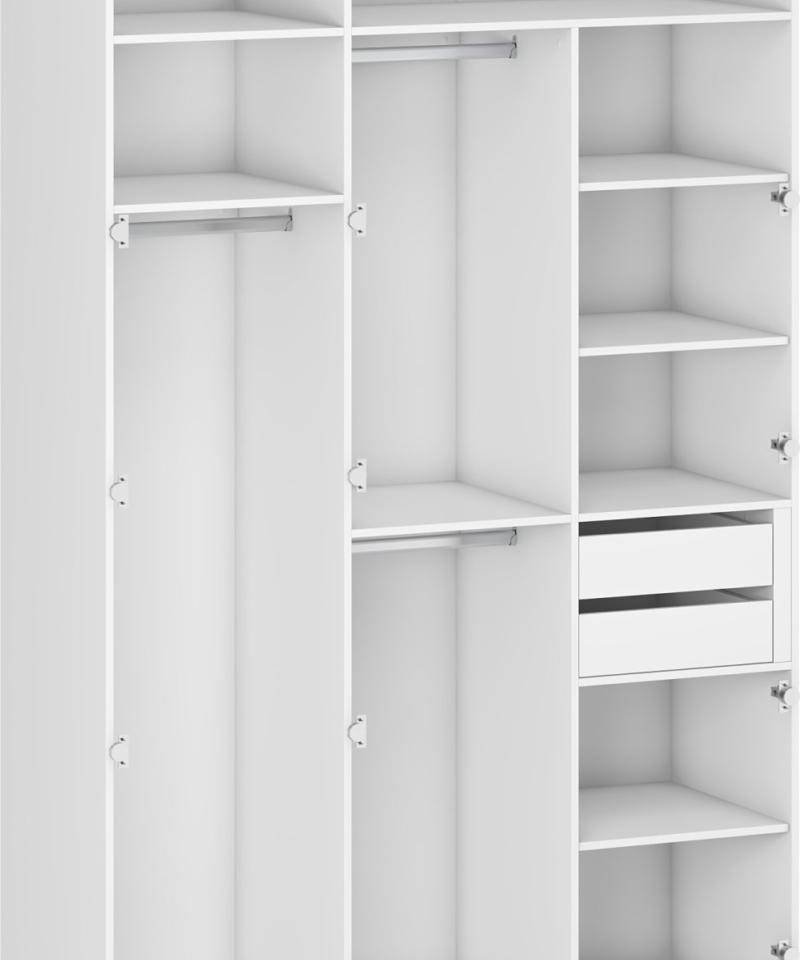 FLEX - K7 corps for the MODULAR WARDROBE SYSTEM - white