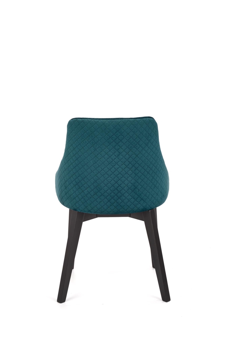 TOLEDO 3 chair, color: quilted velvet Karo 4 - MONOLITH 37 - Image 3