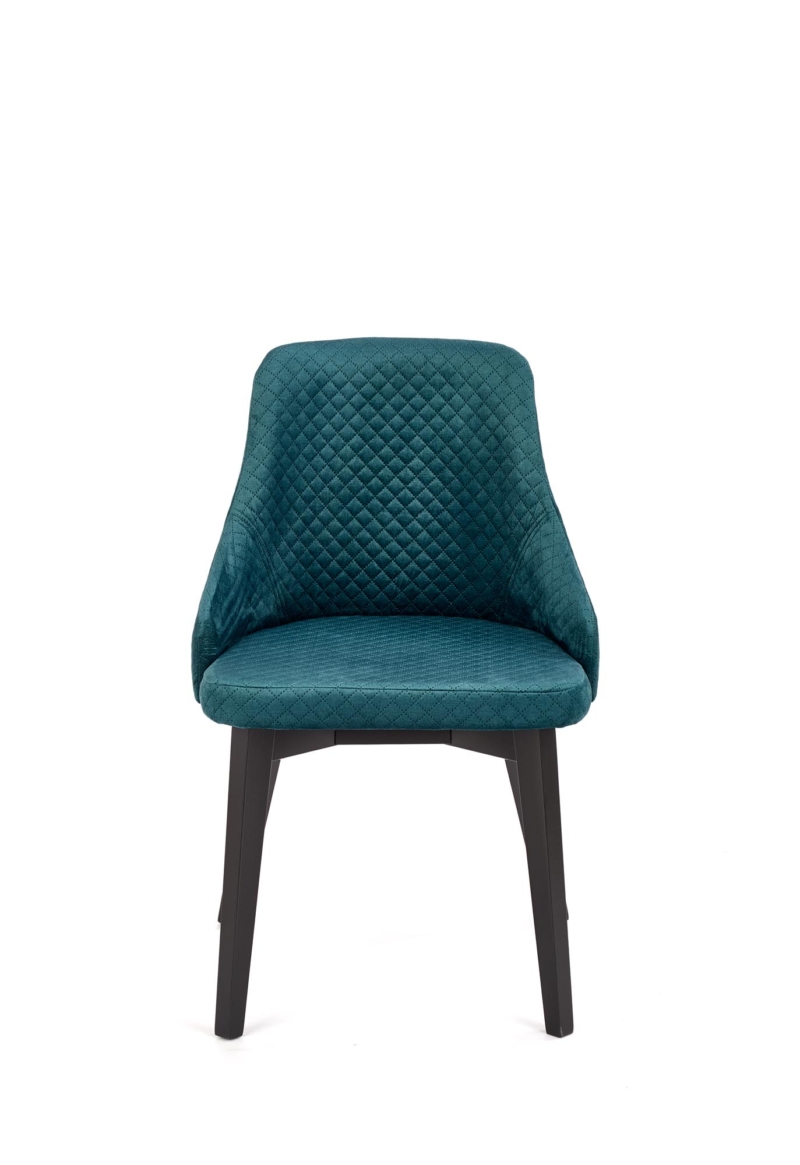 TOLEDO 3 chair, color: quilted velvet Karo 4 - MONOLITH 37 - Image 10