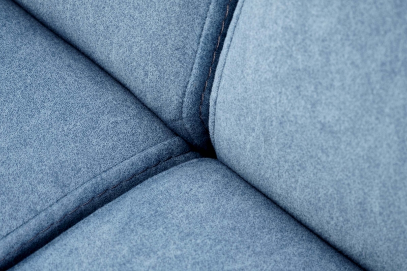 MILANO 2S sofa, blue CASTEL#74 / dark walnut - Image 11