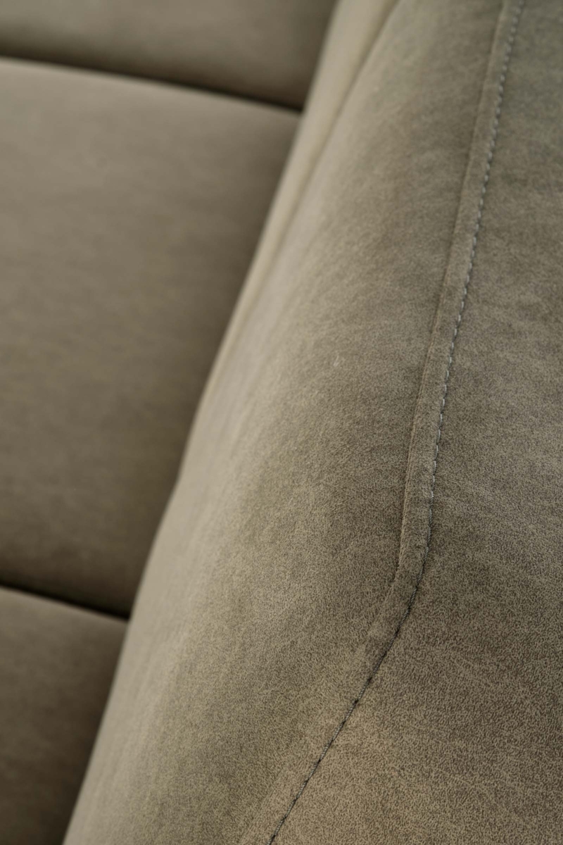 MILANO 3S sofa, olive CASTEL#39 / dark walnut - Image 9
