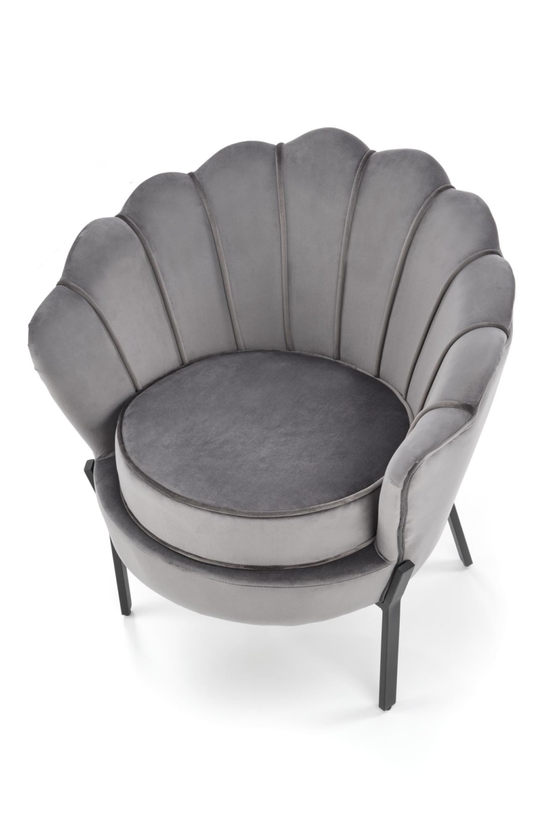 ANGELO leisure armchair grey / black - Image 3