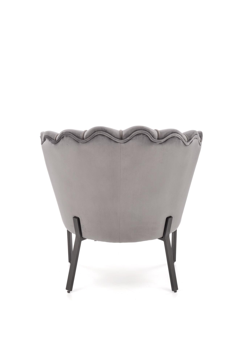 ANGELO leisure armchair grey / black - Image 4