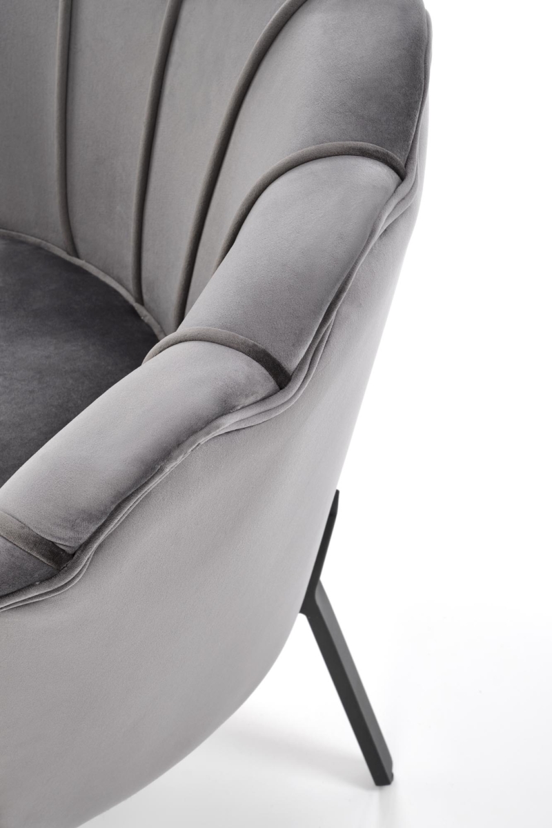 ANGELO leisure armchair grey / black - Image 8