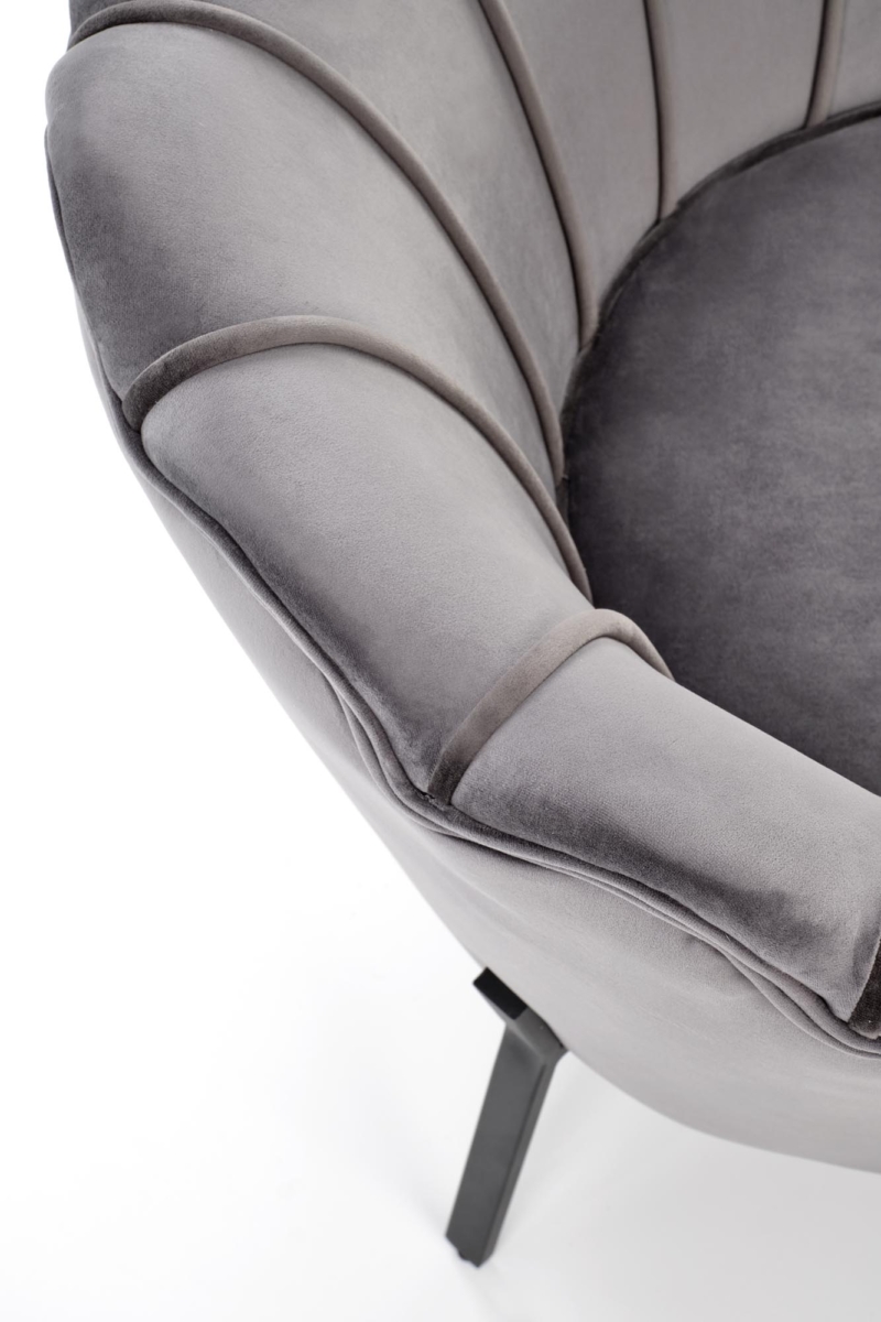 ANGELO leisure armchair grey / black - Image 10