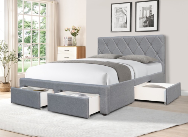 BETINA 140 bed with drawers