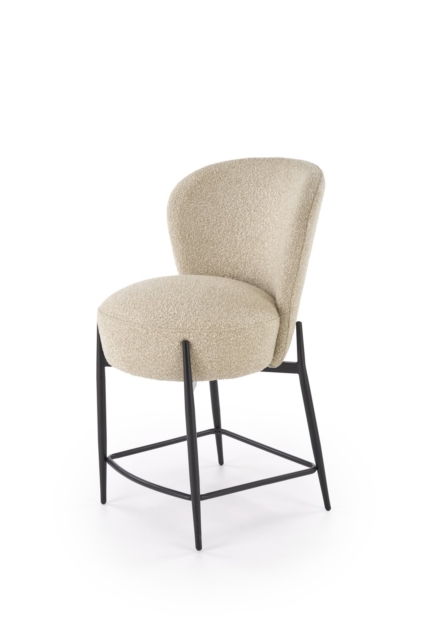 H126 bar stool, beige